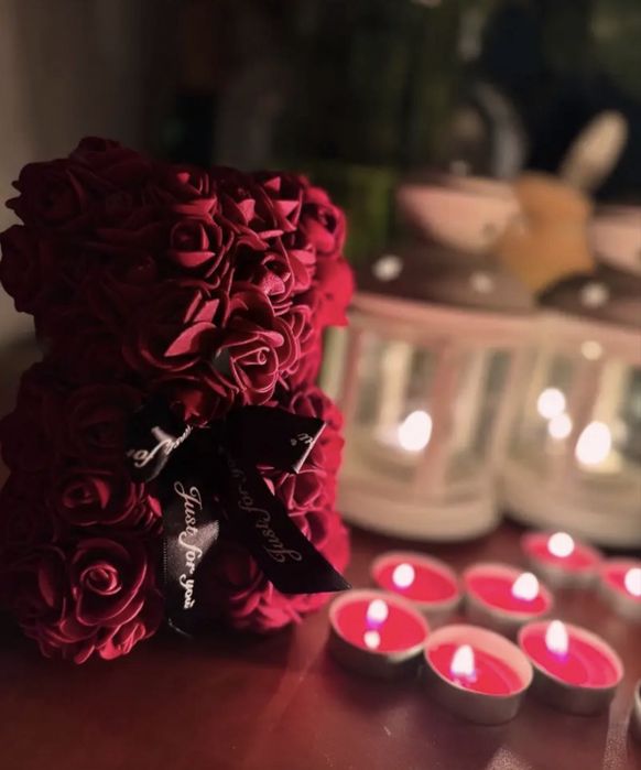 Ръчно изработени мечета от рози