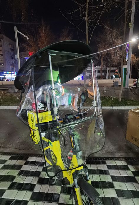 Тент, зонтик, накидка для электроскутеров, от дождя и ветра.