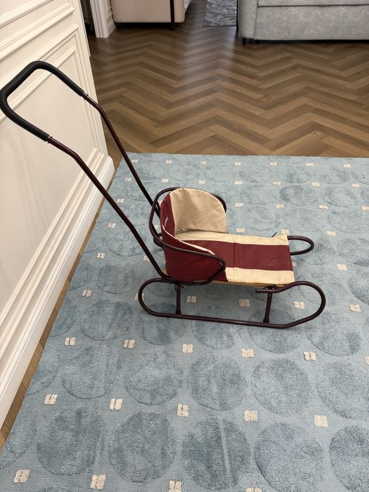 Санки детские со спинкой