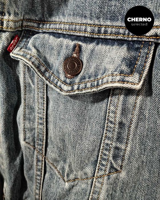 Мъжко синьо дънково яке LEVI’S Trucker Denim Jacket – размер L
