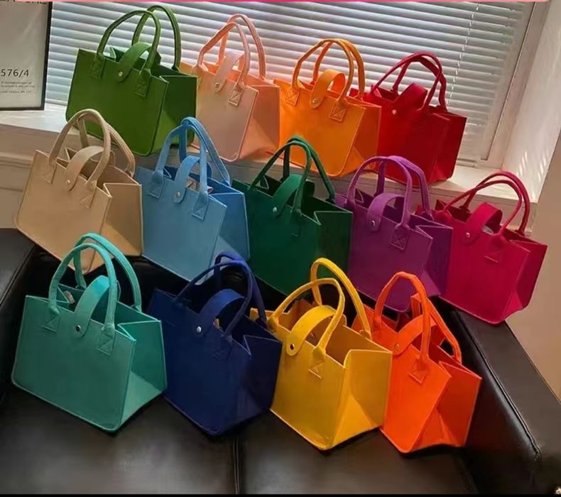 Сумка-шоппер из фетра для мини шоппинга