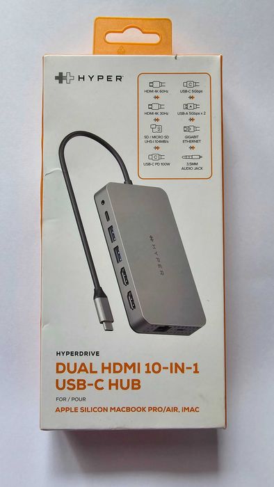 Hyperdrive DUAL HDMI 10-IN-1 USB -C HUB