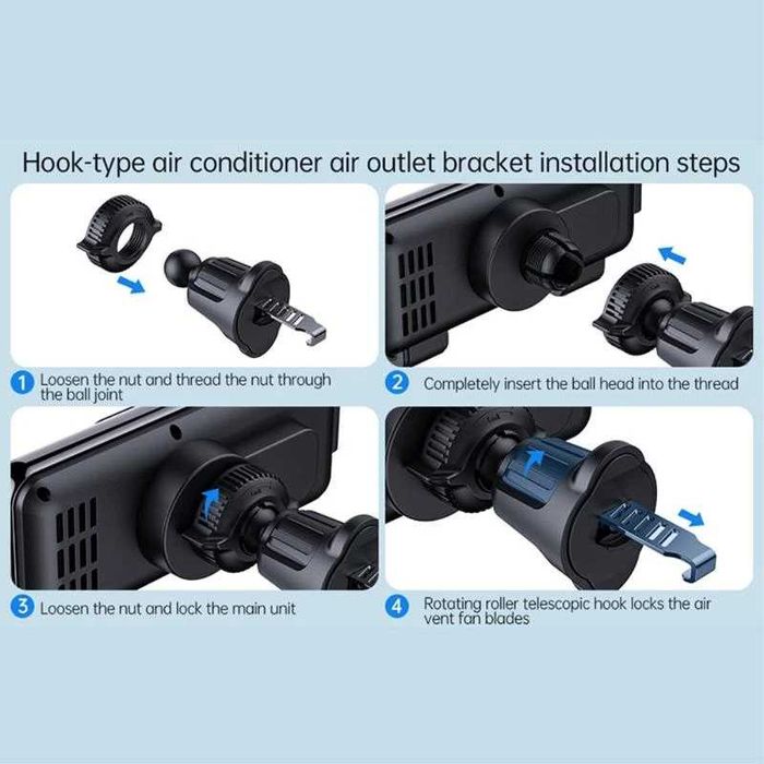 Безжично зарядно за кола  за  телефон със сгъваем екран Samsung