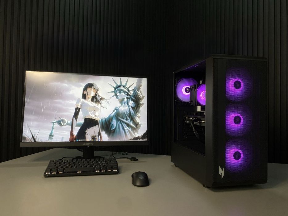 Игровой компьютер комплект Игры ИИ трейдинг монтаж дизайн 3д