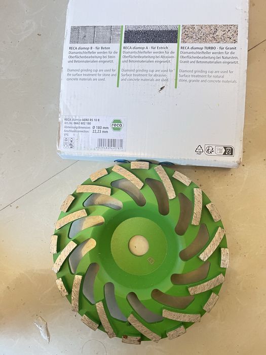Cupa diamantata 180 mm reca