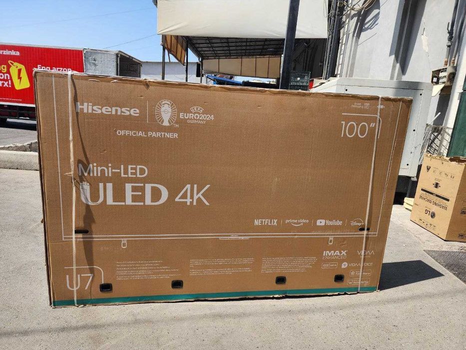 Телевизор HISENSE новый модель 4K платформа VIDAA, доставка БЕСПЛАТНАЯ