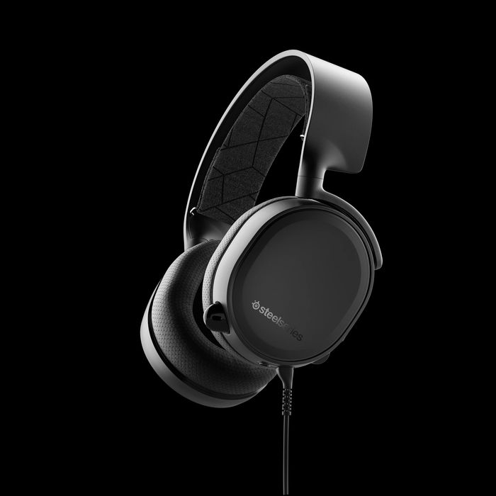 steelseries arctis 3 console, noi, sigilate, ps5/ps4