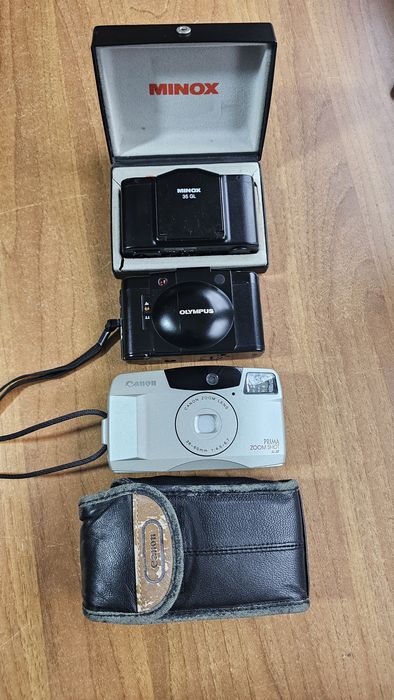 Sony Canon. Olympus. Minox