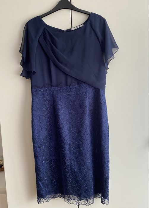 rochie eleganta de nunta bleumarin