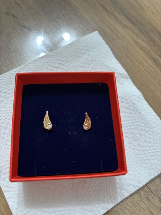 Золотые серьги детские