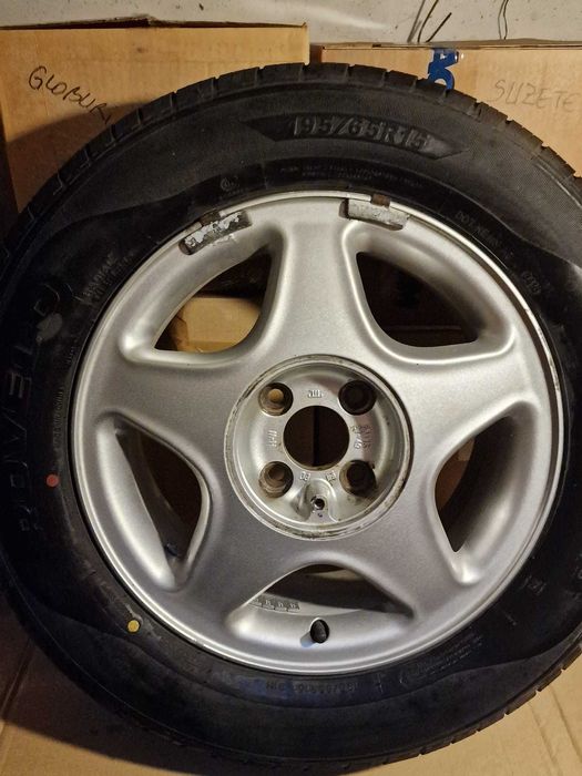 4 Jante Aliaj R15 GM 4x100 Butuc 58mm 6Jx15 ET49 Opel Astra G, Corsa