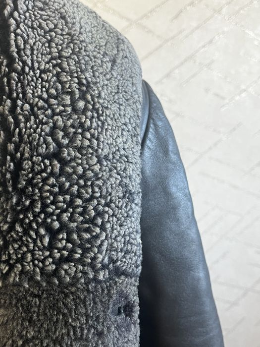 Кожанная дубленка