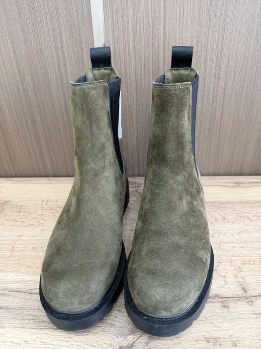 Ботинки сапожки замша весна