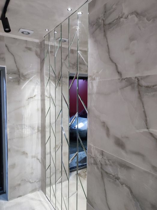 Ойна кесиш урнатиш Хизмати.Ромбик Зеркола Витрина ДушКабина.