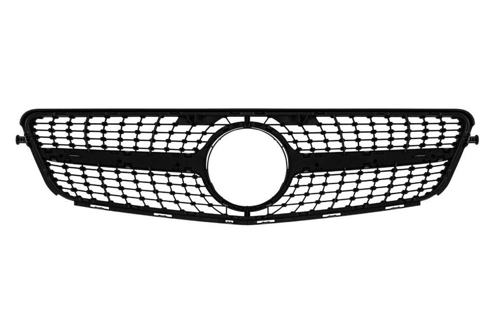 Диамантена решетка за Mercedes C класа W204 Хром 2007-2014