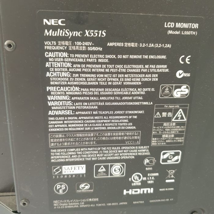 Monitor Nec impecabil