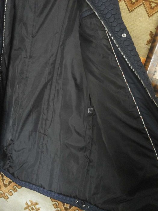 Фирменное полупальто Kelly Kessa (56-58). Теплое, синее. Качество!