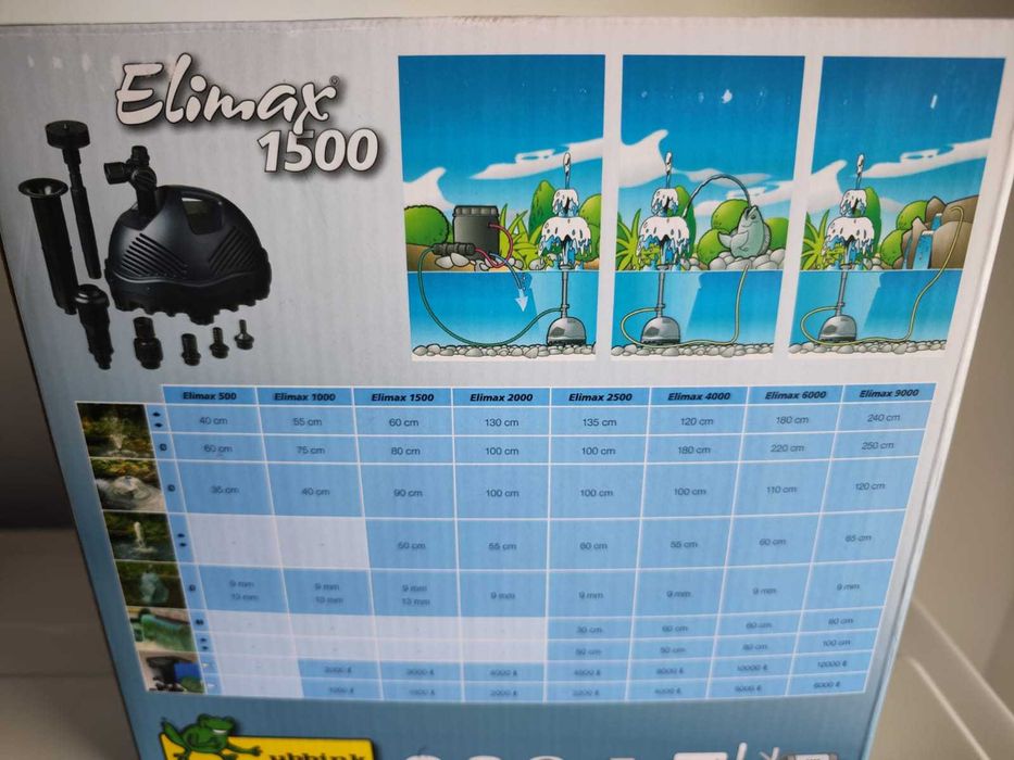 Pompa de fantana si iazuri Elimax, Ubbink, Plastic, 1500 l/h