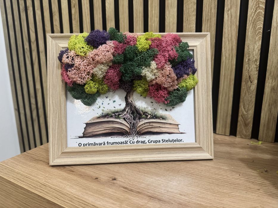 Tablou licheni decorativ