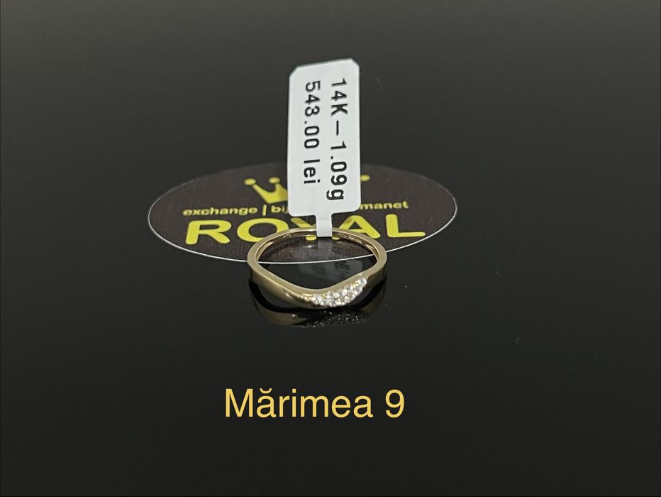Bijuteria Royal CB : Inel dama aur nou 14k 1,09gr