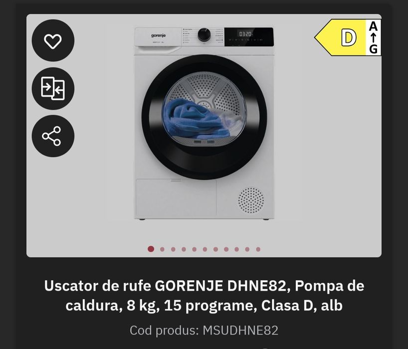 Vând  electrocasnice GORENJE – NOI, nefolosite