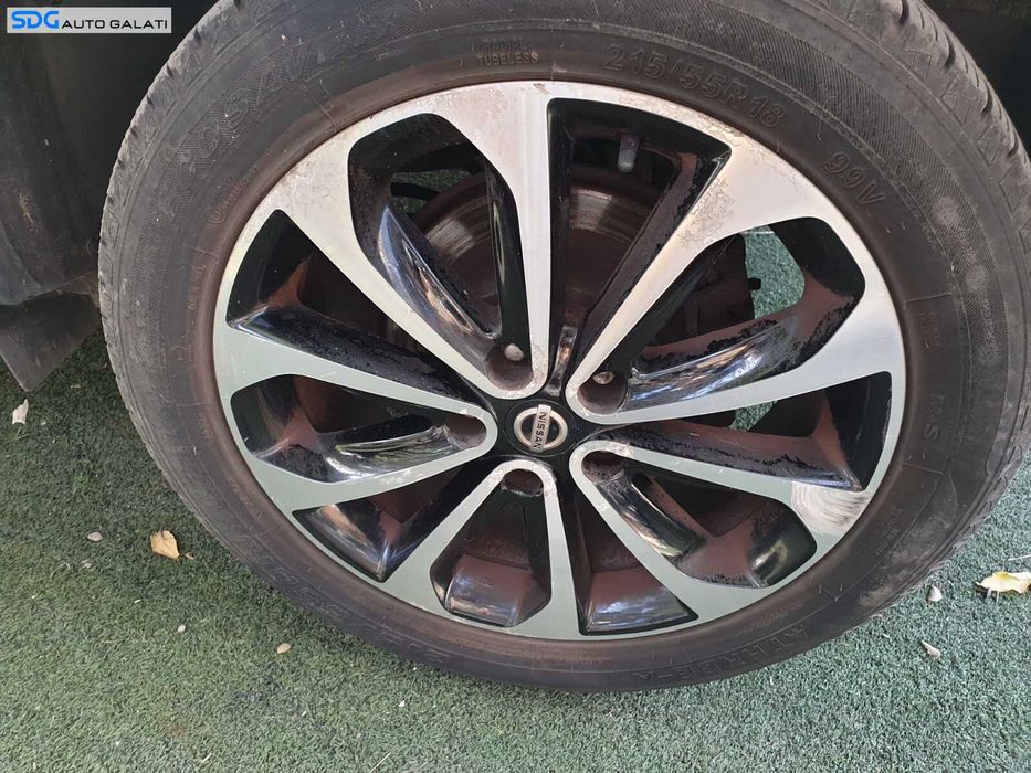 Set 4 Jante Aliaj 215 55 18 R18 cu Anvelope Vara An Dot 2022 Nissan Qashqai J10 2007 - 2013 [C8595]