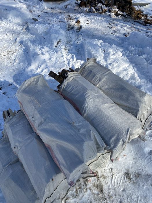 Дрова мешками доставка Бесплатно