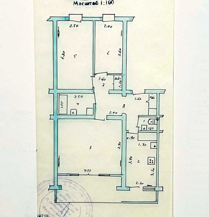 ОБНОВЛЕНО СВОЯ, 3/6/9, 72м2, Дархан, метро Х. Олимжон, Инконель. Торг.