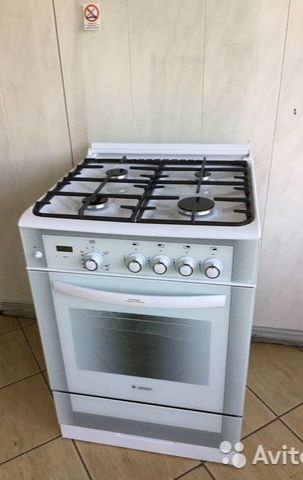 Gefest (современная модернизированная газовая плита) Цвет : белый