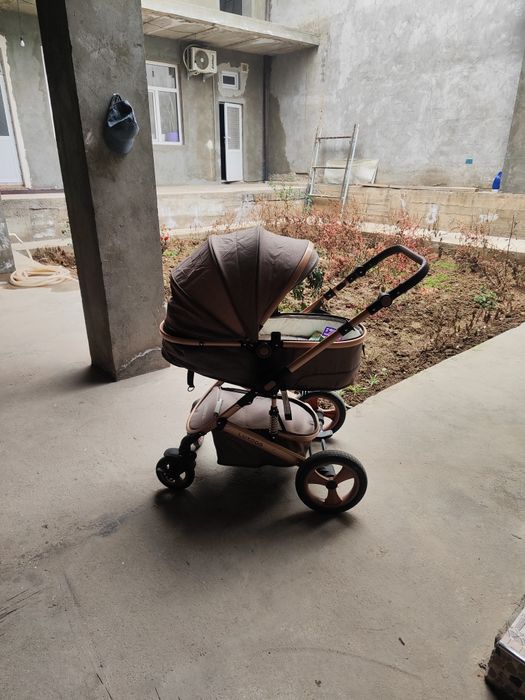 Bolalar kolyaskasi 2v1 sastayana chotkiy akuratniy ishltilgan