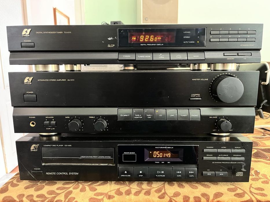 Sansui Комплект
Sansui AU-X111
Sansui CD-X105
Sansui AU-X111
Sansui CD