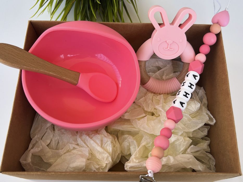 Силиконов клипс / държач за биберон