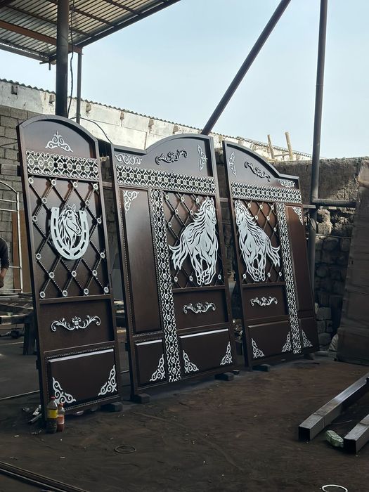 Ворота Забор в Шымкенте Қақпа РАМАЗАН СКИДКА доставка установка бар