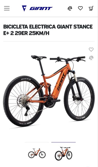 Bicicleta electrica full suspention marca LIV/Giant Stance E+ 2 29er 25km/h