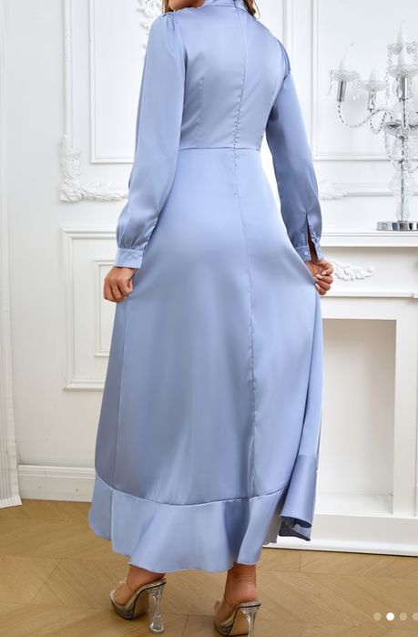Платье голубого цвета