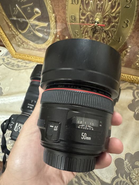 Canon 50 mm 1.2 dirka