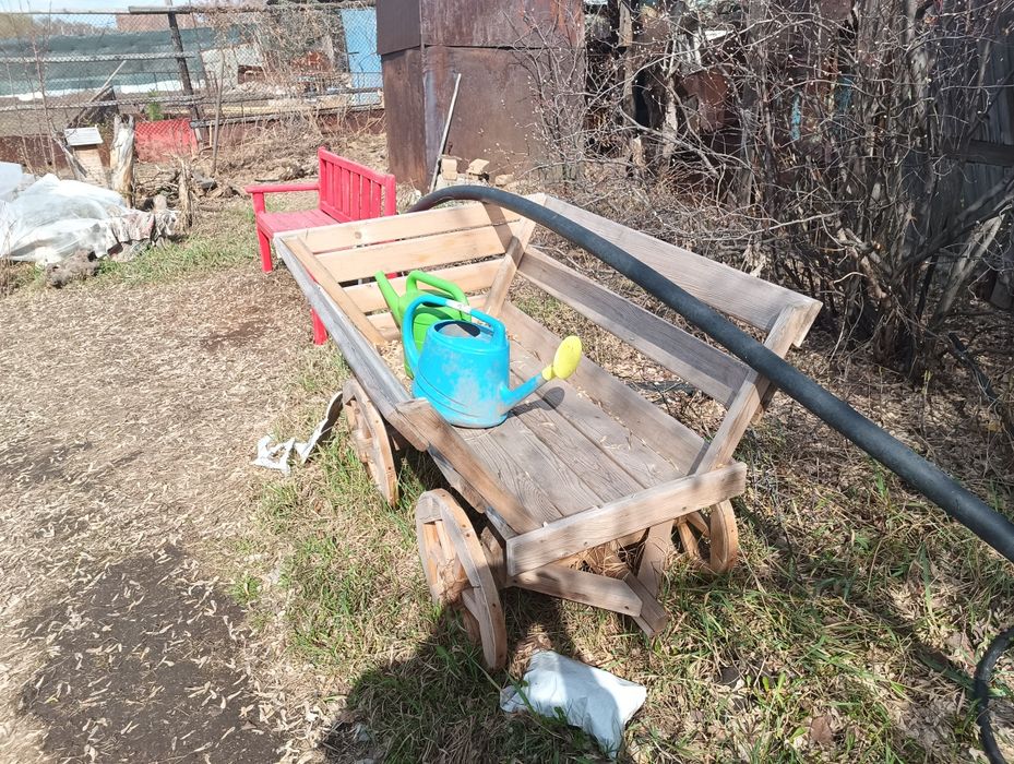 Телега для декора