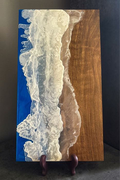 Плата от  орех и епоксидна смола