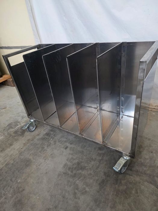 Немска количка за чували от неръждаема стомана