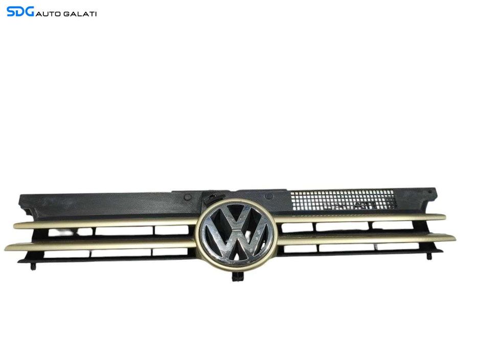 Grila Centrala cu Sigla Emblema de pe Bara Spoiler Volkswagen Golf 4 2001 - 2006 Cod 1J0853651H 1J0853655G [LR1355]