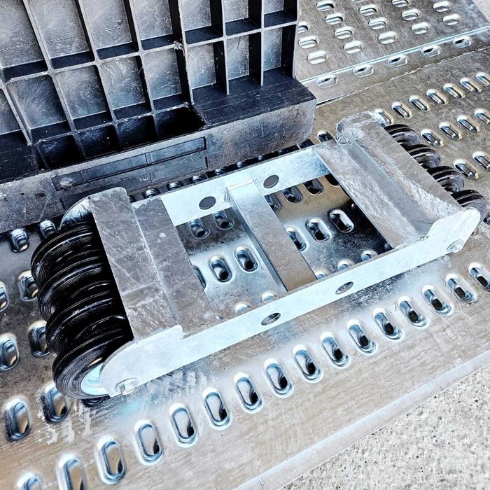 Carucioare pentru roti defecte, capacitate 1500 kg