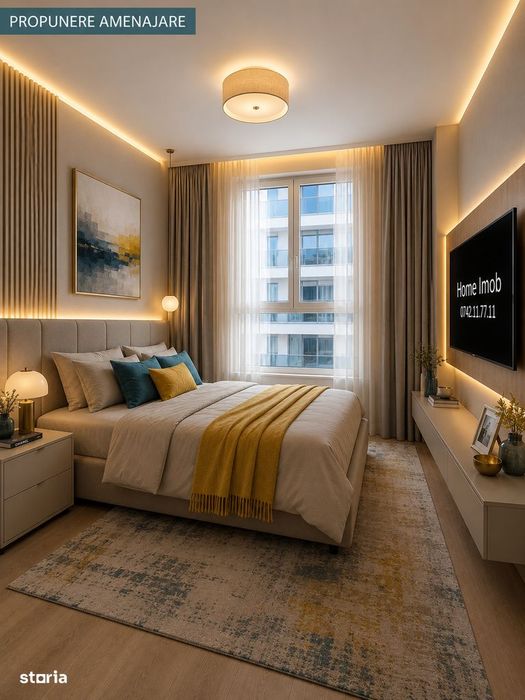 2 camere premium Floreasca 60 mp bloc 2022 et 5/6 comision 0