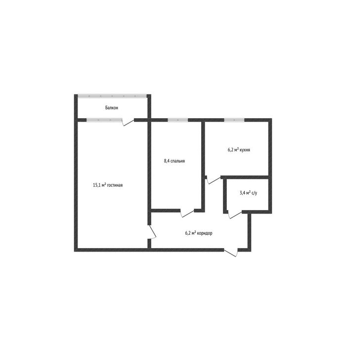 Продажа 2-комнатной квартиры