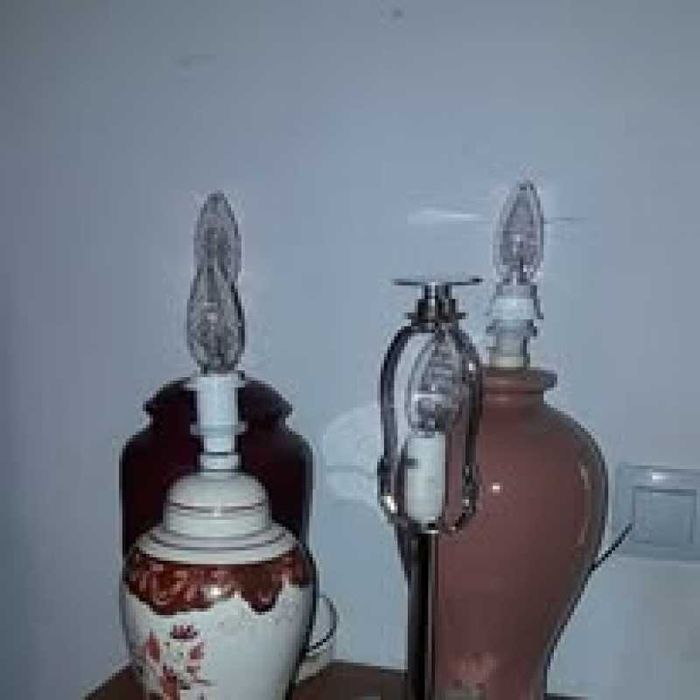 Veioza portelan.inox