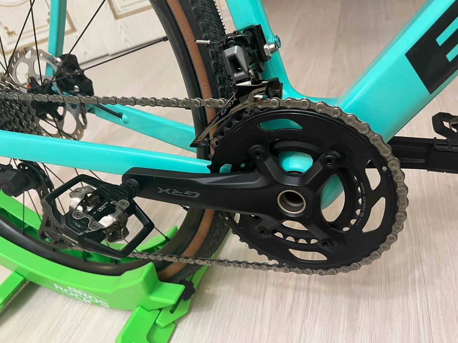 Велосипед Bianchi Impuslo Comp GRX 610 12S 2024, 18.5 дюймов бирюзовый