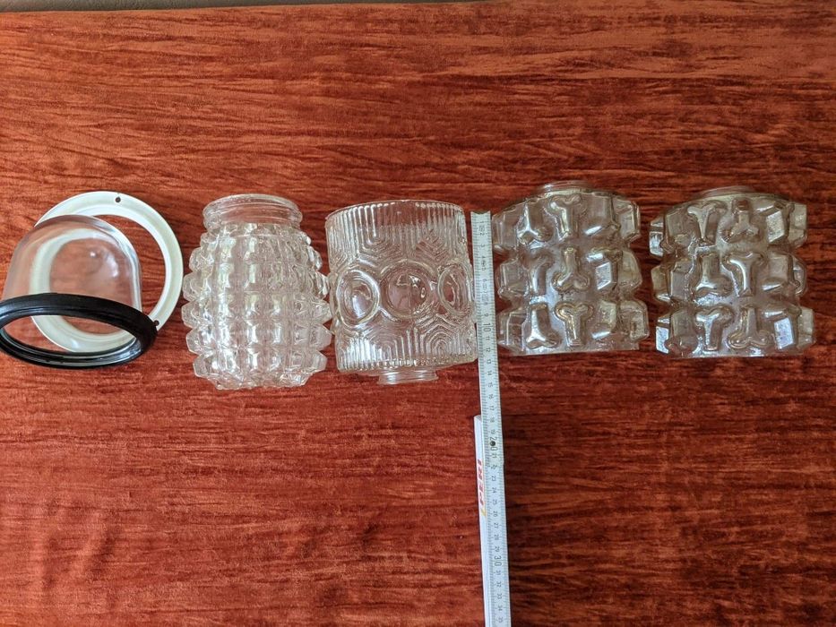 Glob , abajur vechi din sticlă, pt.lustre, veioze, aplice