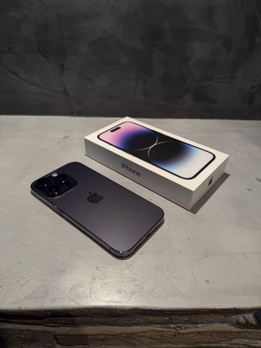 ПЕРФЕКТЕН Iphone 14 Pro 256 GB Deep Purple, 100% батерия