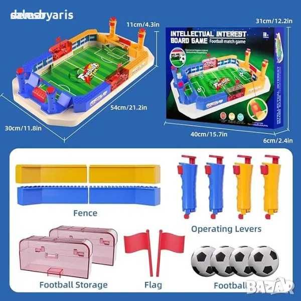 Мини футболна маса - За игра в стаята, портативна, за възрастни и деца