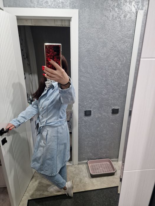 Тренч джинсовый. Американский.