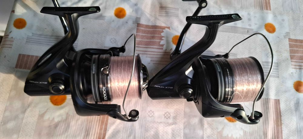 Mulinete de vinzare 2buc Shimano si 2buc Okuma
